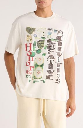 Honor The Gift Honor Creative Graphic T-Shirt in Bone at Nordstrom, Size Small
