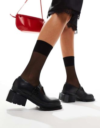 Dr. Martens Dr. Martens - Maybole - Scarpe Mary Jane nere in pelle-Nero