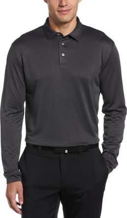 PGA TOUR Mens Long Sleeve Training Golf Polo