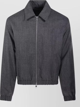 Ami wool padded single breasted coat