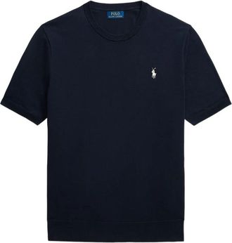 Ralph Lauren Short Sleeves Knit Round Neck Sweater