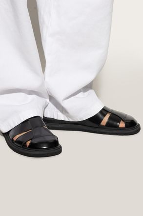 Moschino Leather Shoes, Mens, Black