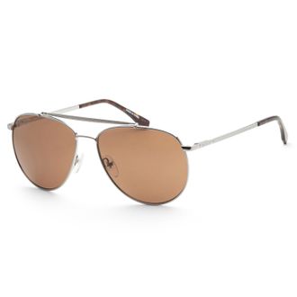 Lacoste Mens 57mm Gunmetal Sunglasses