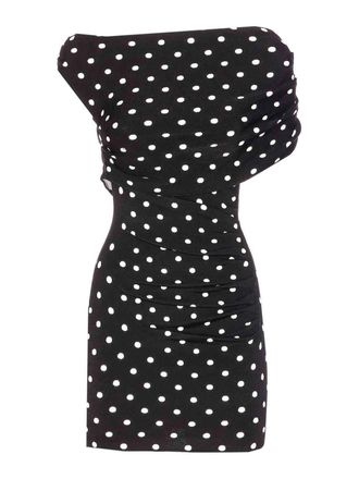 Self Portrait Polka Dot Mini Dress