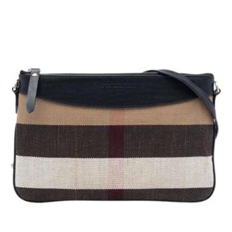Burberry Pre-owned Cross Body Bags, female, Brown, Size: ONE SIZE Pre-owned Canvas Crossbody Bag
