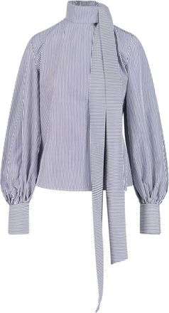 Finamore Lindsay Blouse - Blue/White