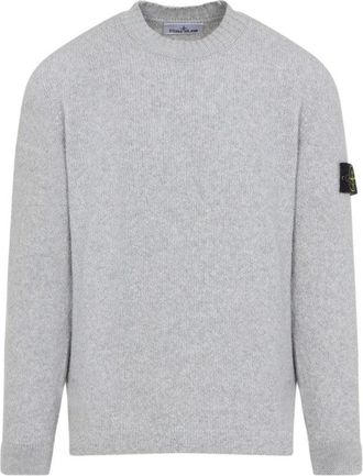 Stone Island Dark Grey Wool Sweater