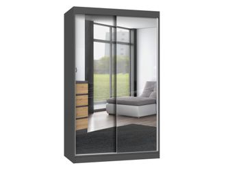Topeshop Iga 120/a Antracyt 2 Espejos Para El Sal&oacute;n Del Dormitorio