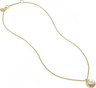 Julie Vos Womens Rainbow Delicate Necklace In Gold