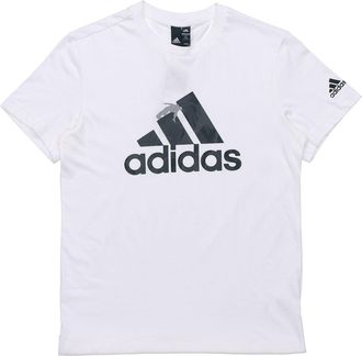adidas M GFX T BOL INF Camouflage Sports Short Sleeve White FT2816