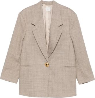 Alysi Dames, Jassen, Beige, Maat: 2XS