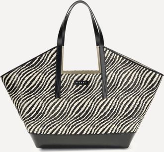 Marni Raffia effect fabric Tote Bag Female UNI