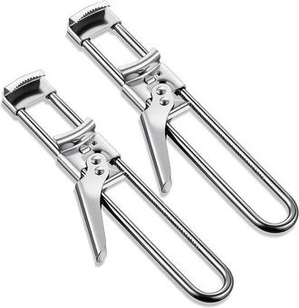 OEM 2 Piezas - Abrefrascos Ajustable De Acero Inoxidable - Abrelatas Multifuncional - Accesorios De Cocina