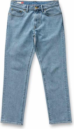 Duck Head Mens Classic Straight Jeans In Light Wash Denim