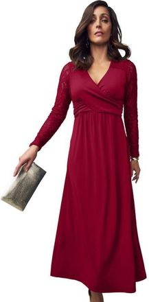 Jessica London Lace Sweetheart Dress in Rich Burgundy at Nordstrom, Size 14