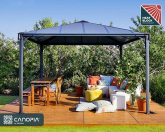 Canopia by Palram Canopia Palermo Cenador De Aluminio 3.6x3.6 M