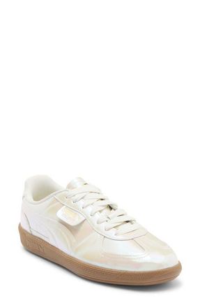 Puma Palermo Sneaker in Warm White/Puma Gold at Nordstrom, Size 6.5