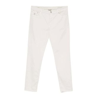 Brunello Cucinelli Heren, Jeans, Beige, Maat: XL Katoen