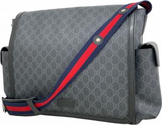 Gucci Black Pvc Shoulder Bag (Pre-Owned)