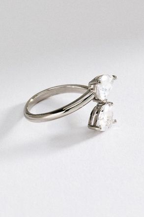 Ettika Crystal Teardrop Wrap Ring