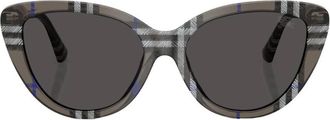 Burberry Dark Grey Cat Eye Ladies Sunglasses BE4457F 416687 55