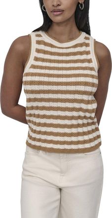 DKNY Dkny Ribbed Striped Tank