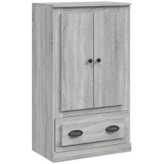 vidaXL Highboard Grey Sonoma 60x35.5x103.5 cm Engineered Wood Vidaxl