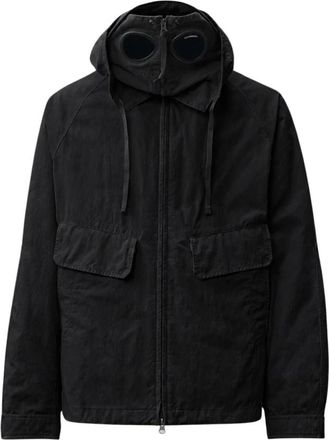 C.P. Company Mixed Explorer Jacket - Heren - Zomerjassen - Zwart - S - Nylon - Jassen