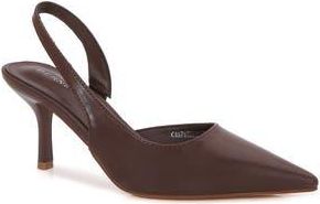 Berness Campbell Slingback dOrsay Pump in Brown at Nordstrom Rack, Size 7.5