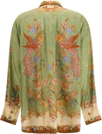 Zimmermann Womens Multicolor Silk Pattern Shirt