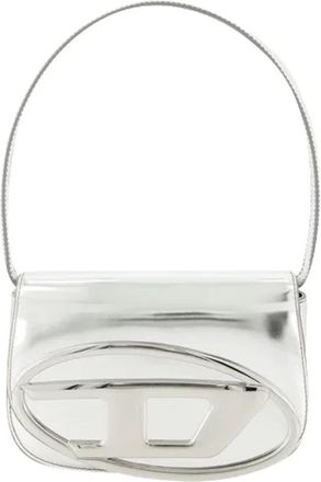 Diesel Shoulder Bags, female, Gray, ONE SIZE, Leather shoulder-bags