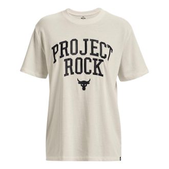 Under Armour (WMNS) Under Armour Project Rock Heavyweight T-shirt White 1377449-130