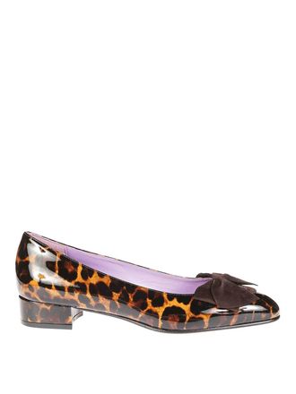 Carel Leopard Suede Ballerina