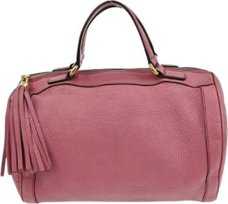 Gucci Pre-owned Handbags, female, Pink, Size: ONE SIZE Pre-owned Soho Boston Bag