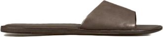 Cortana Heidi Slippers - Dames - Sandalen - Grijs - 40 EU - Leer - Schoenen