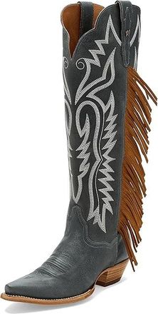 Dan Post Prairie Dancer Womens Boots Blue : 7.5 B - Medium, Leather