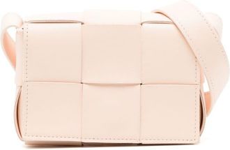 Bottega Veneta Maxi Intrecciato Cassette crossbody bag - women - Leather - One Size - Pink