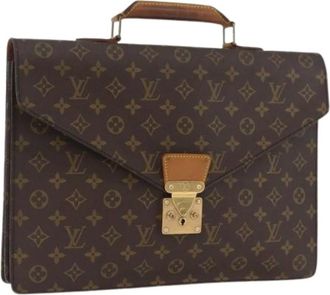 Louis Vuitton Pre-owned Handbags, female, Brown, Size: ONE SIZE Pre-owned Briefcase