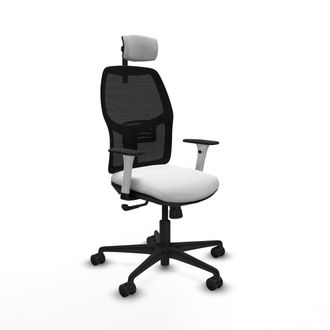 Piqueras y Crespo Silla De Oficina Piqueras Y Crespo Alfera Blanco Espuma Alta Densidad