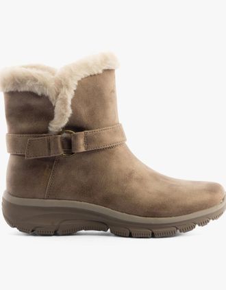 Skechers Womens Skechers 168045/DKTP EASY GOING - DREAMERS MOVE Womens Boots Dark Taupe - Cream - Size: 4.5