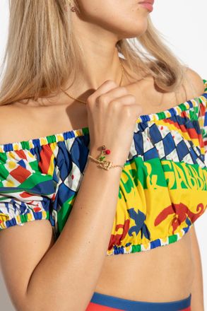 Dolce & Gabbana Bracelet With Pendant, Womens, Gold