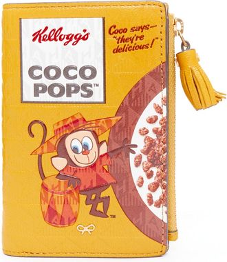 Anya Hindmarch Coco Pops leather folding wallet