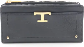 Tod's T Timeless Leather Wallet