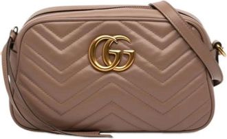 Gucci Borsa a tracolla trapuntata Pre-owned - - Pre-owned - Donna - Marrone - ONE SIZE