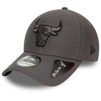 New Era Chicago Bulls 39thirty Stretch Cap NBA Team Grey - M - L