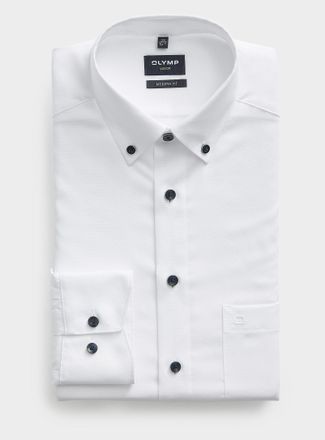 Olymp Mens Pure cotton solid shirt Modern fit