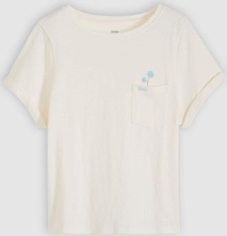 Levi's Graphic Julie Pocket Tee - Womens - XL - White