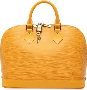 Louis Vuitton Pre-owned Womens Epi Alma Pm - Orange Leather - One Size