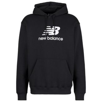 New Balance Sport Essentials Fleece Logo Hoodie Hoodie f&uuml;r Herren | schwarz