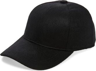 Vince Cashmere Baseball Cap in Black at Nordstrom, Size Large/x-Large